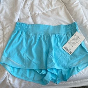 blue lululemon shorts